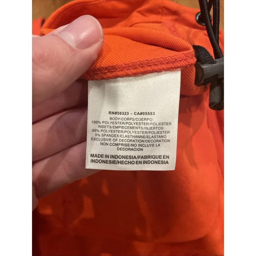Nike Clemson Men's Windbreaker V Neck Long‎ Sleeve Size Large College Sports